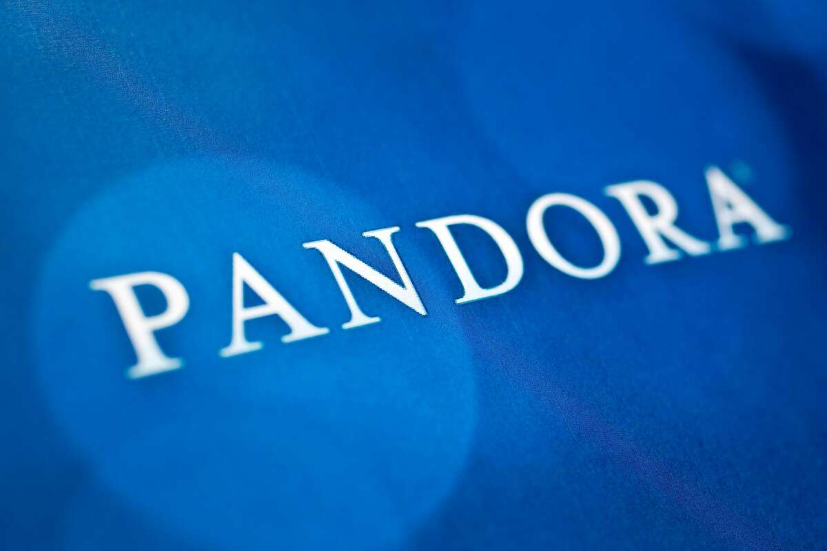 The Pandora Media Inc. logo is photographed in Washington, D.C., U.S., on Tuesday, Nov. 20, 2012. Pandora Media Inc. is scheduled to release earnings data on Dec 4. Photographer: Andrew Harrer/Bloomberg