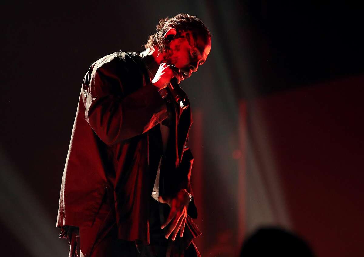 Recording artist Kendrick Lamar performs onstage during the 60th Annual GRAMMY Awards at Madison Square Garden on January 28, 2018 in New York City.
