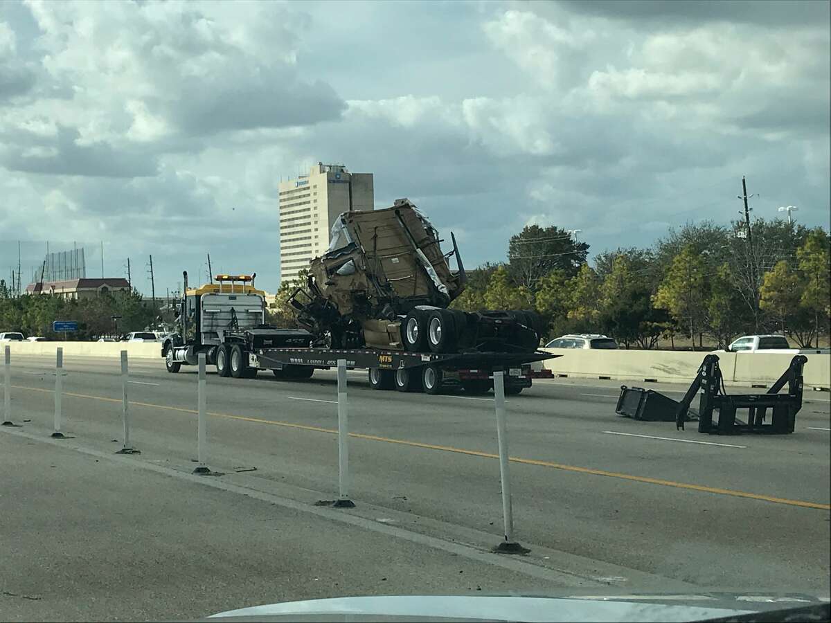 Katy Freeway Still Backed Up After Fatal Wreck Hazmat Spill 0718