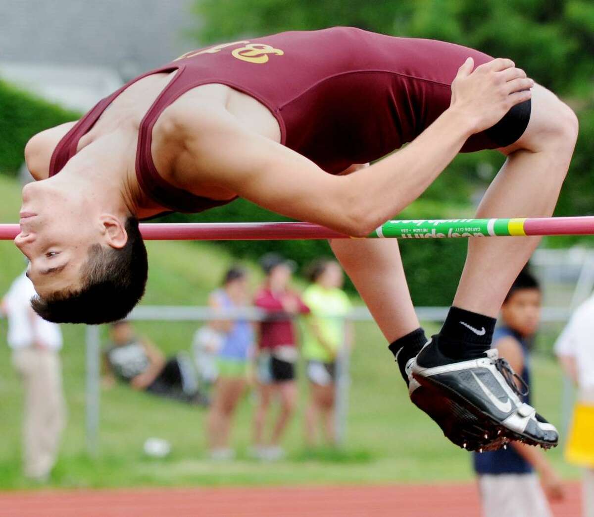 Palmer soars in high jump