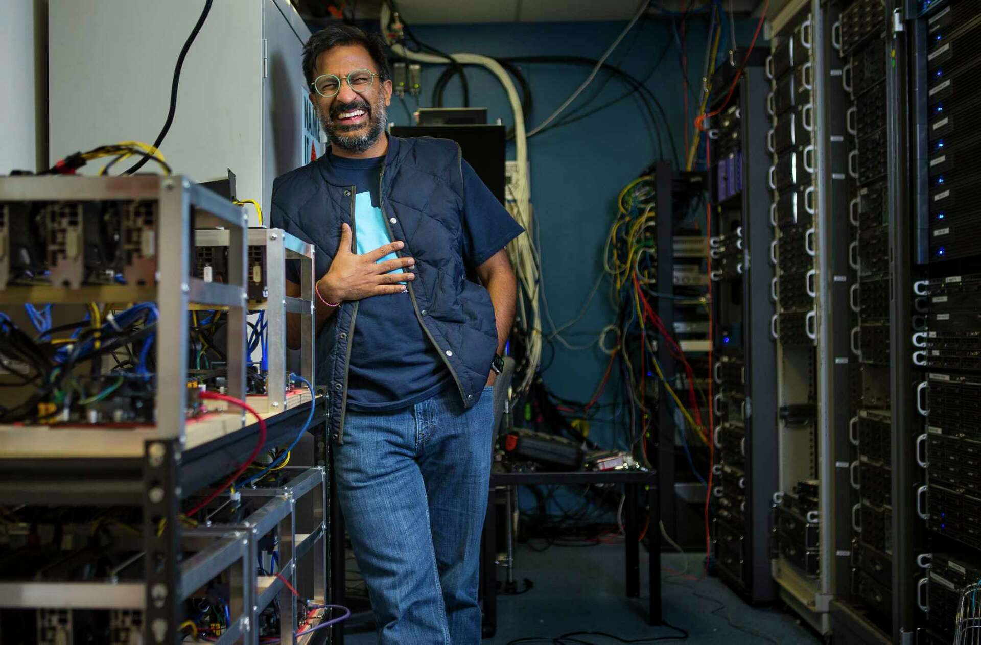 Cryptominers in Houston spin virtual currency with video cards