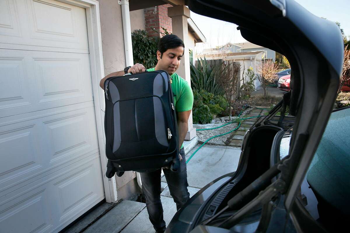 Lemuel D'Souza is moving out of his shared home in Santa Clara, Calif., as seen on Wednesday Jan. 31, 2018. D'Souza, an H-1B holder from India, is picking up and leaving the country and returning to India rather than wait years for a green card that would allow him to start his own business here.