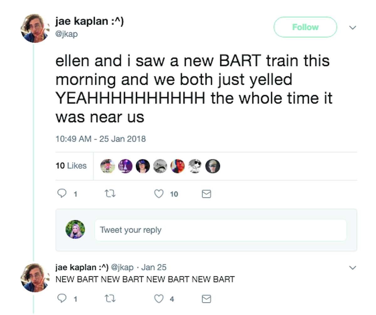 People are ecstatic about the new fleet of BART trains that hit the tracks in January.