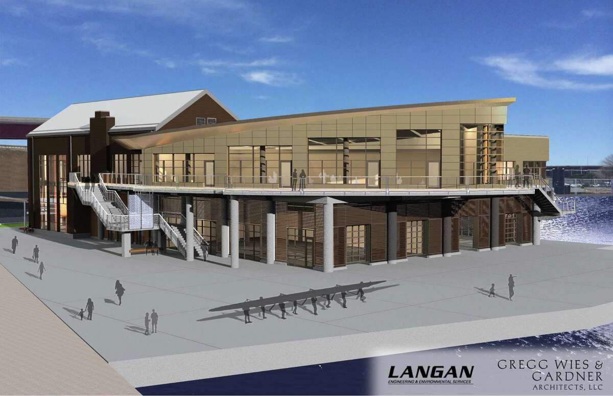 Canal Dock Boathouse at New Haven's Long Wharf close to completion