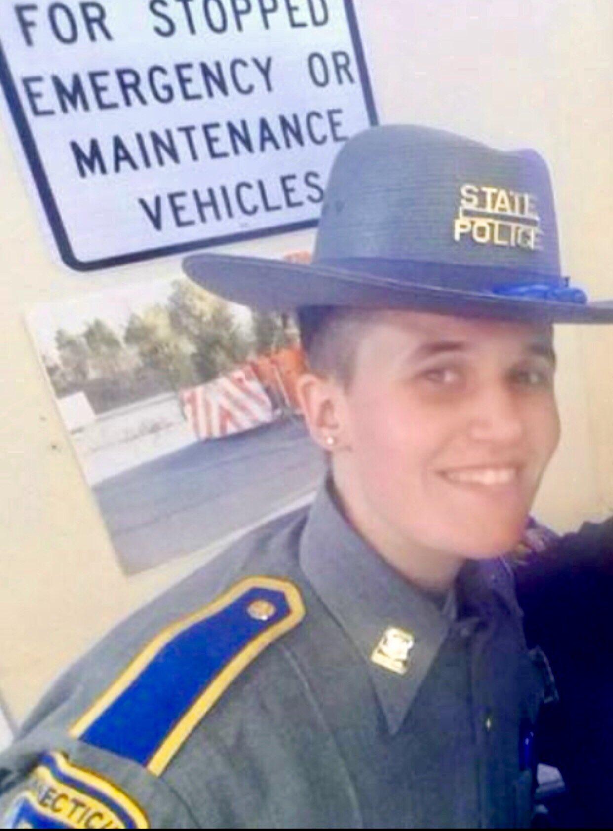 Connecticut State Police trooper assigned to Troop L in 