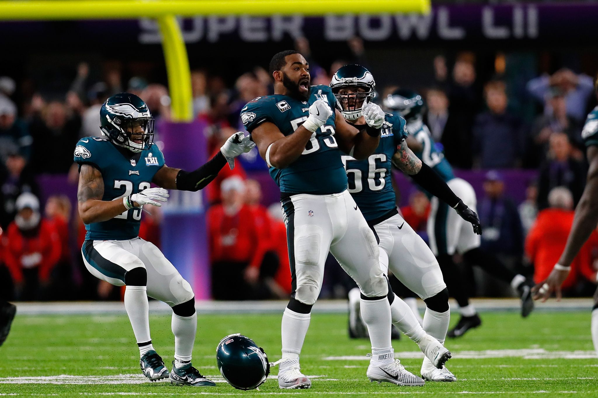 February 04, 2018 Philadelphia Eagles tight end Zach Ertz (86) makes a  catch during Super Bowl LII between the Philadelphia Eagles and New England  Patriots at U.S. Bank Stadium in Minneapolis, MN.