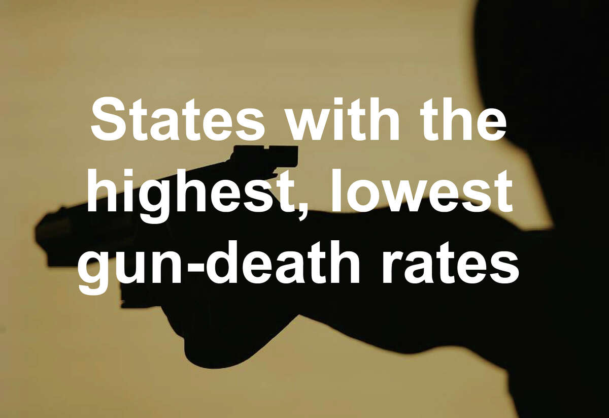 States with the highest and lowest gun death rates