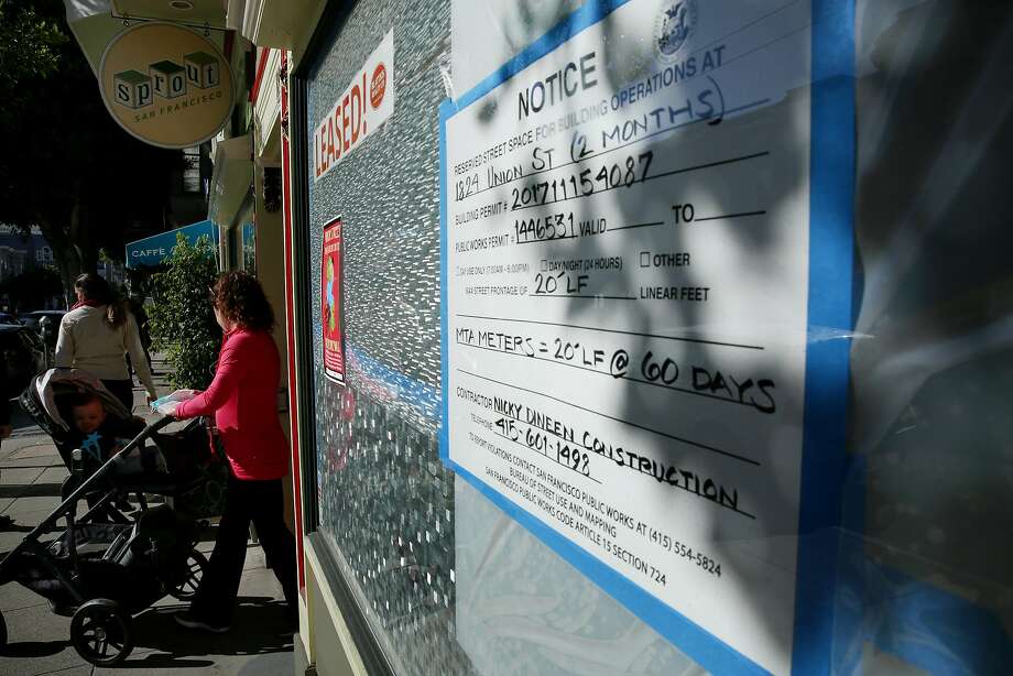 1824 Union Street in the Cow Hollow neighborhood, Tuesday, Jan. 30, 2018, in San Francisco, Calif. Photo: Santiago Mejia, The Chronicle