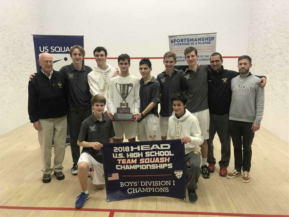 The Brunswick School squash team won the Division I title at the HEAD U.S. High School Squash Team Championships on Sunday at the Philadelphia Cricket Club in Philadelphia. Photo: Contributed Photo