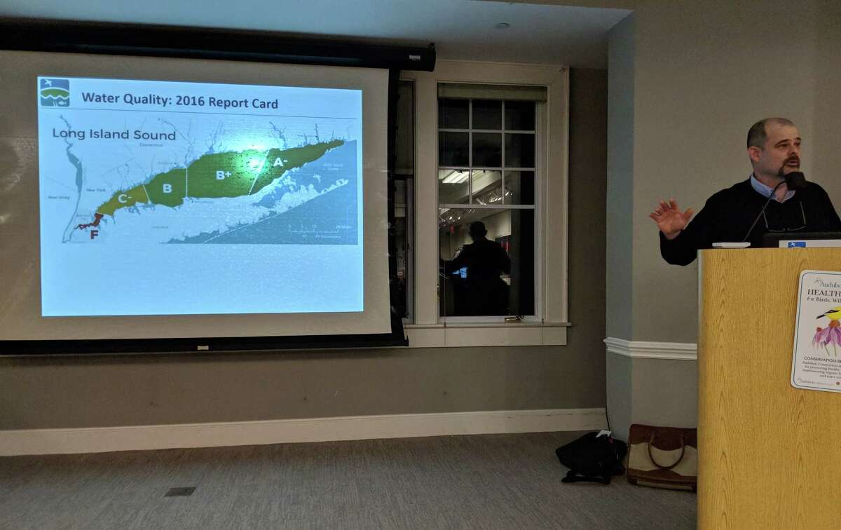 Soundkeeper Bill Lucey said that in a C-minus rated area of the Long Island Sound, Greenwich maintains an A-plus rating at its waters near Greenwich Point. Much of the improvements can be directly attributed to the shellfish beds.