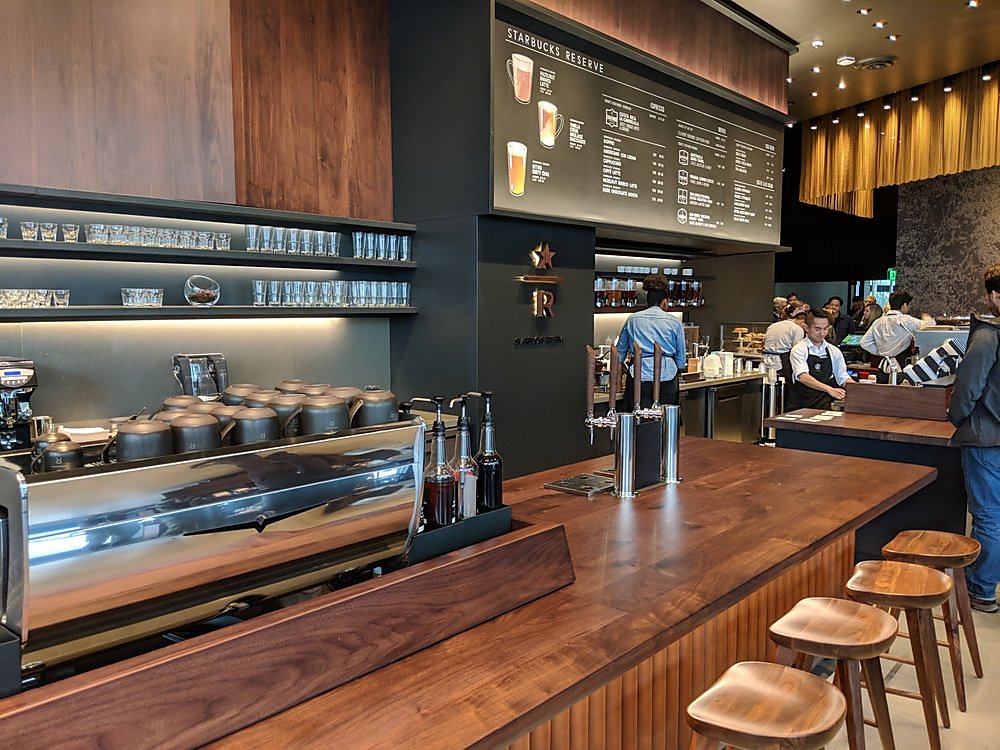  Starbucks  quietly opens Reserve bar  in SoMa