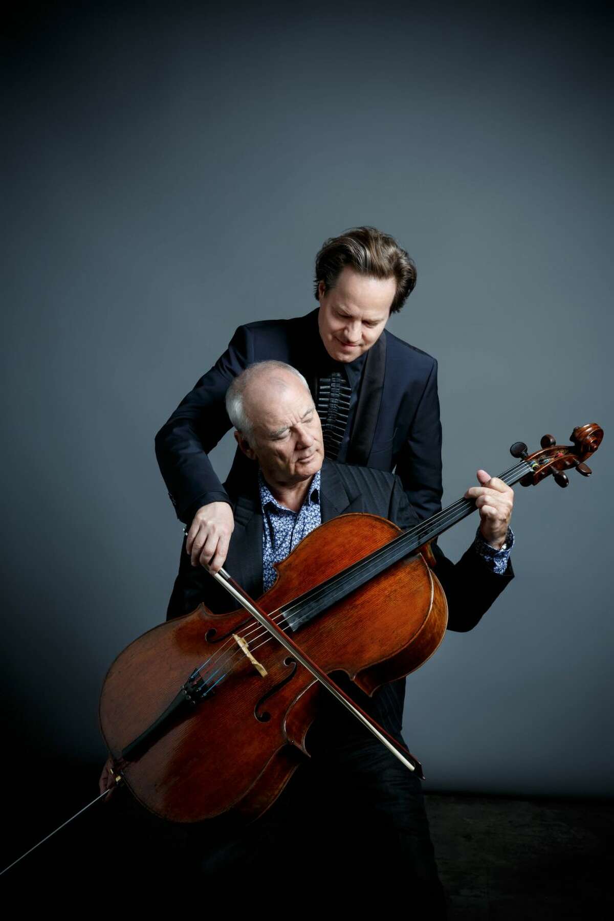 Bill Murray and cellist Jan Vogler (image from newworldsmusic.com)
