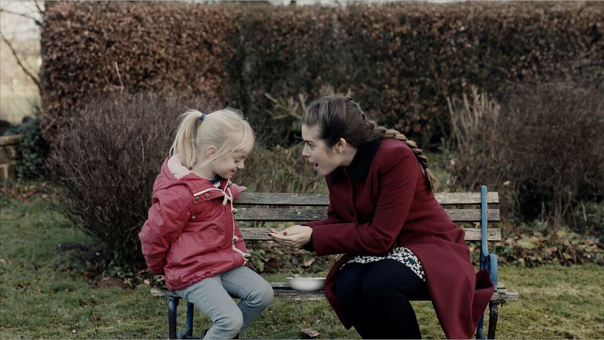 Maisie Sly (left) and Rachel Shenton, who also wrote the screenplay, in Chris Overton's Oscar-nominated short film "The Silent Child."