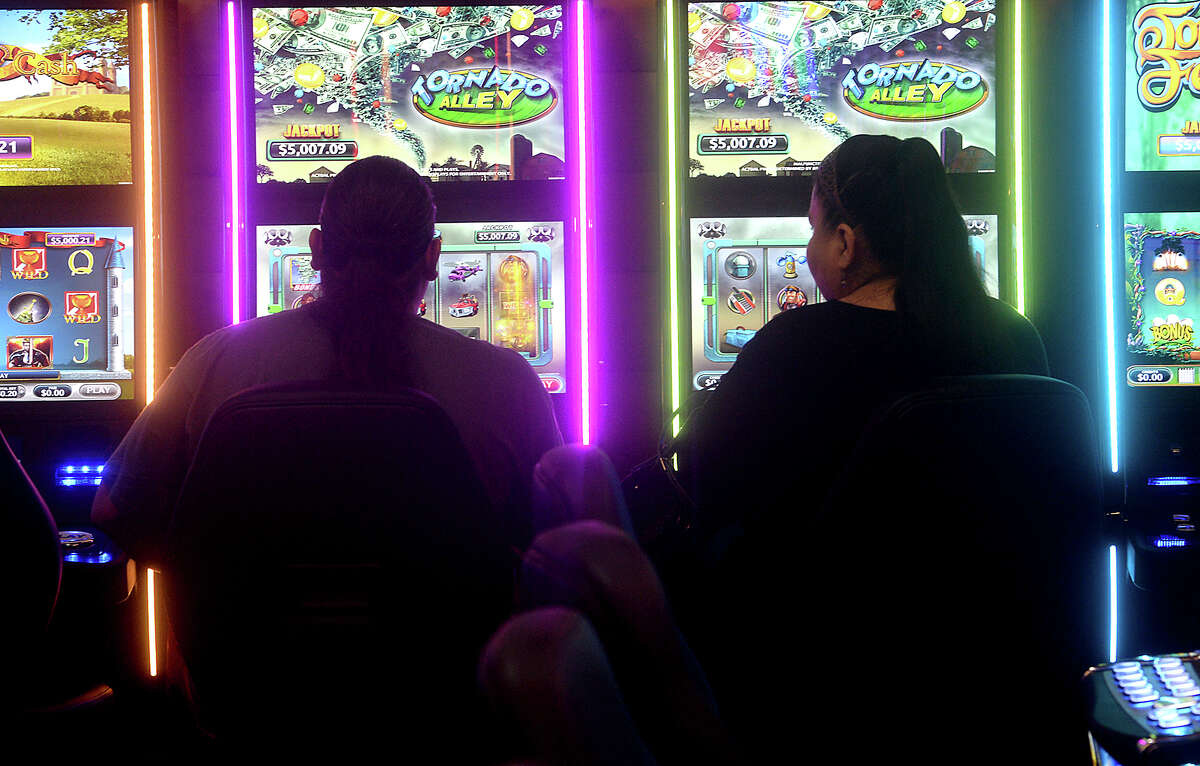 The machines are up and running, with players already arriving to enjoy the newly re-opened Naskila Entertainment bingo hall on the grounds of the Alabama-Coushatta Tribe's reservation Tuesday. The official opening of the venue is June 2, but word of mouth had already attracted guests to the soft opening. The bingo hall has been closed for 13 years, and the Attorney General declined to comment on whether he will seek to once again close the establishment. Photo taken Tuesday, May 17, 2016 Kim Brent/The Enterprise