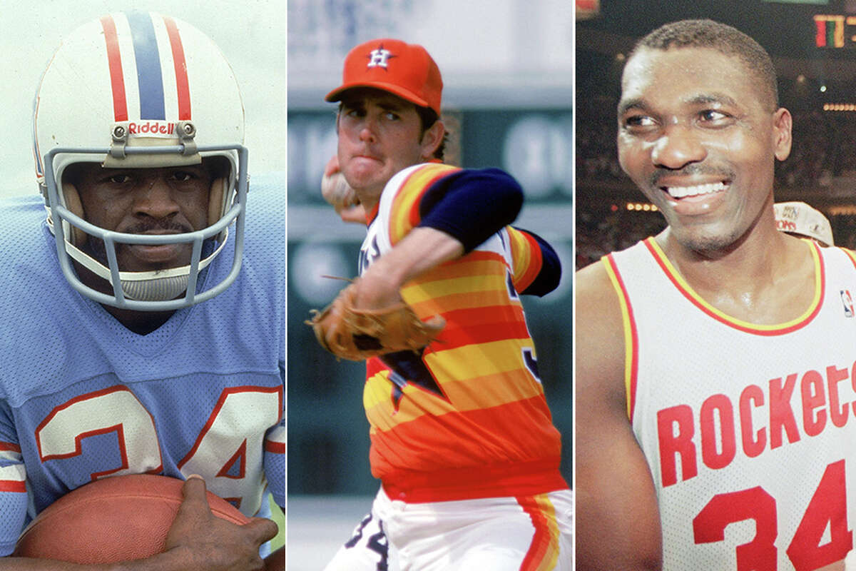 Houston Astros Ryan Houston Rockets Olajuwon Houston Oilers