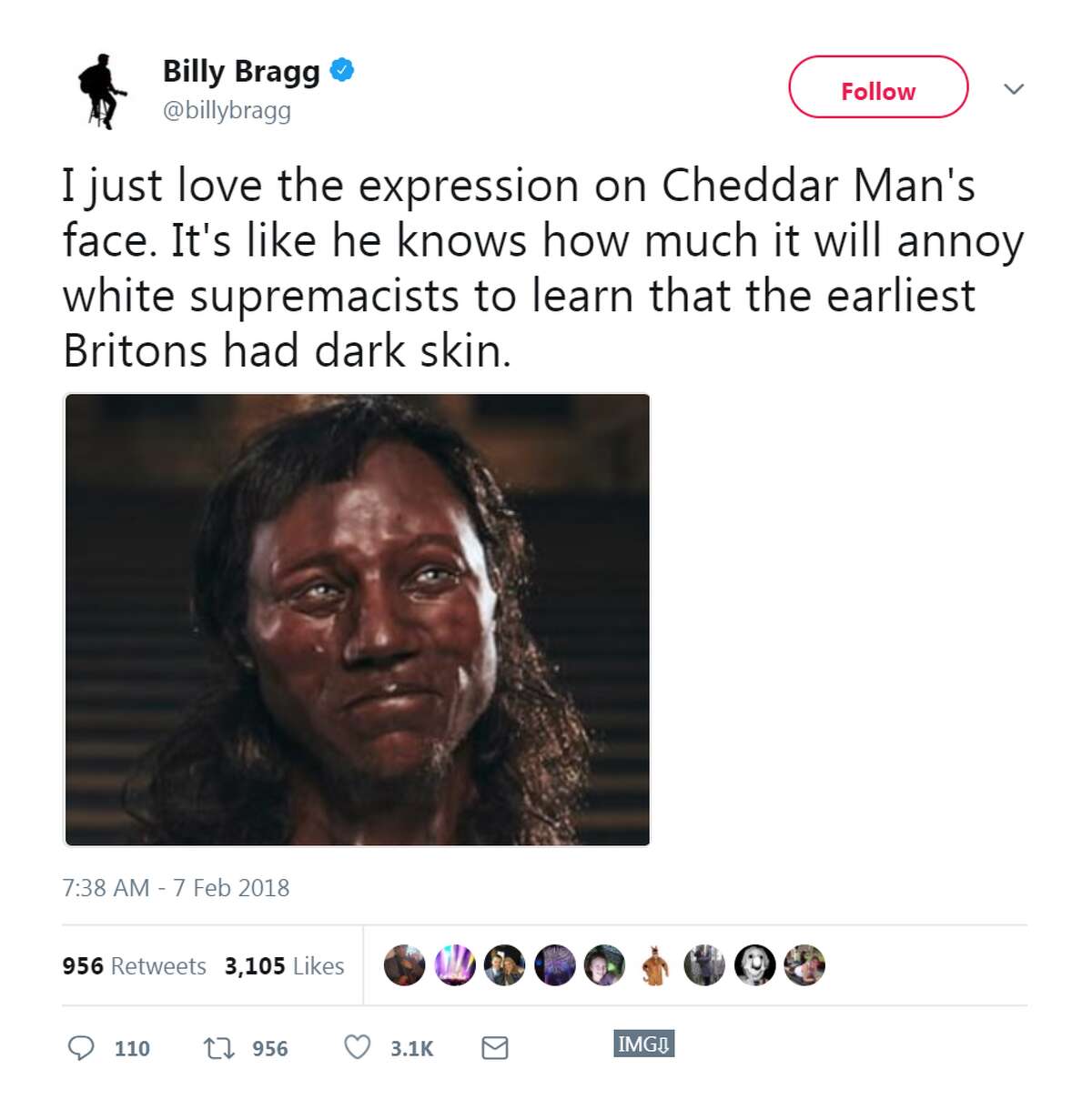 Early Briton from 10,000 years ago had dark skin and blue eyes