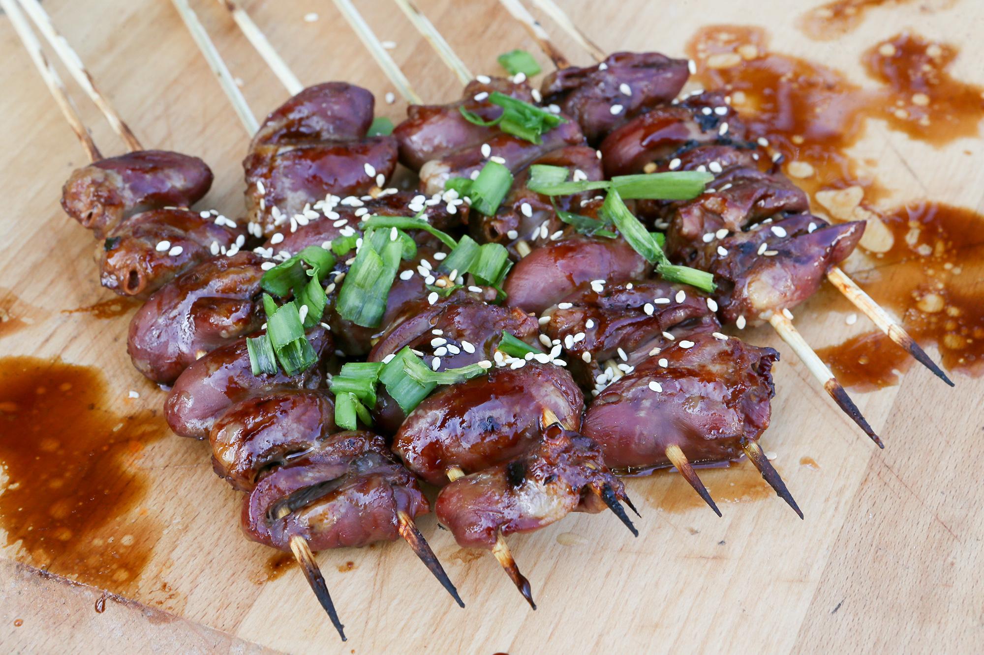Recipe Offaly Good Chicken Heart Yakitori