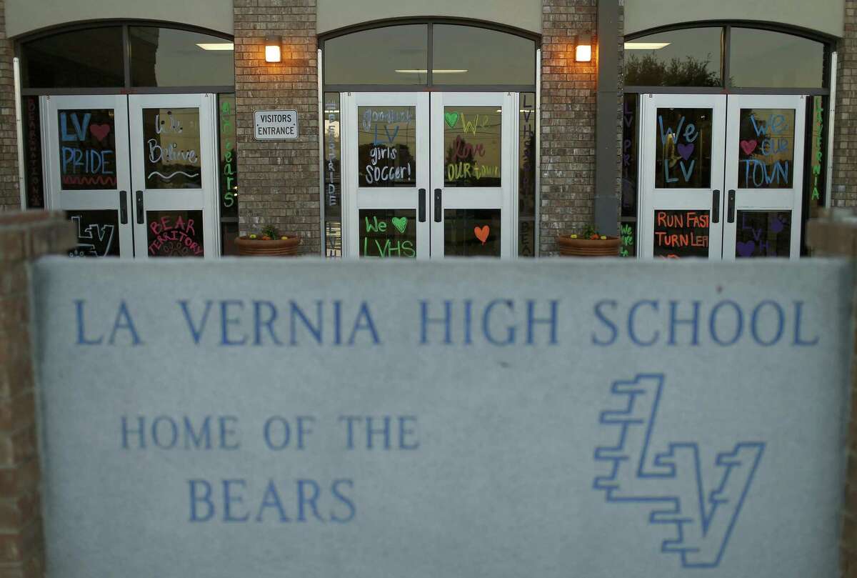 A view of La Vernia High School, Monday April 3, 2017 in La Vernia, TX, during a La Vernia Independent School District Board of Trustees meeting.