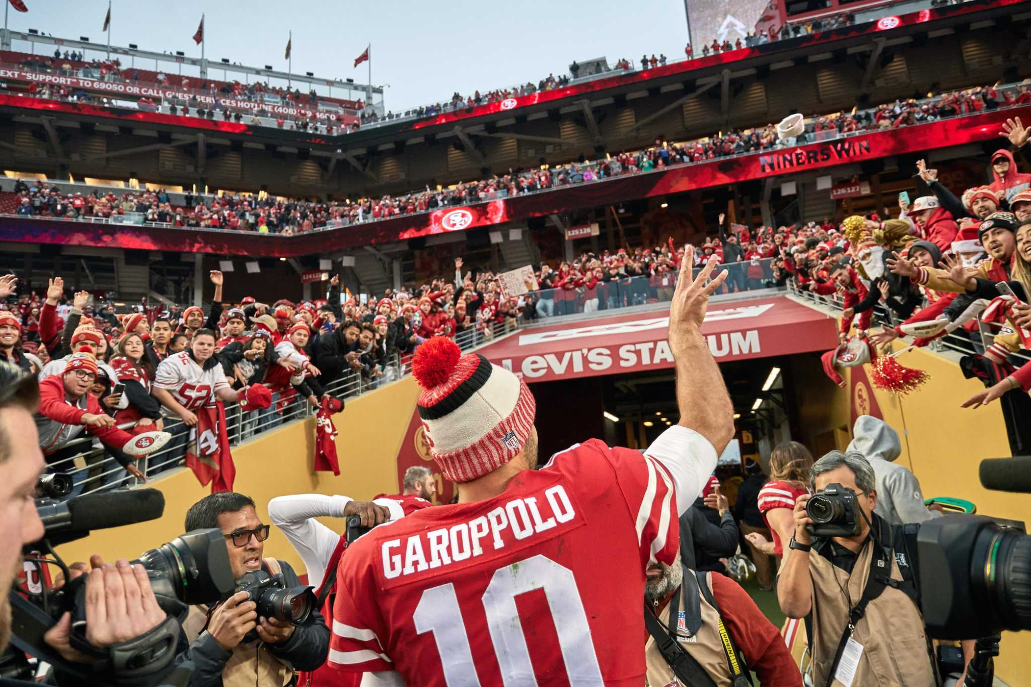 Jimmy Garoppolo at EIU 2013  We all know where Jimmy Garoppolo is going,  but if you want to see where he started, check out this 2013 interview  where Jimmy G talks