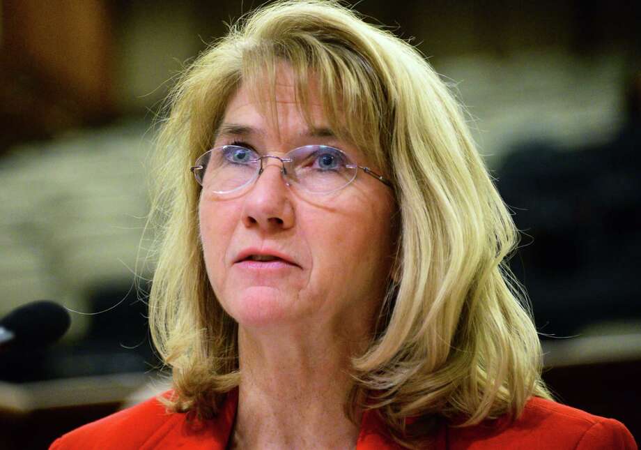 Department of Taxation and Finance Executive Deputy Commissioner Nonie Manion appears before a joint legislative budget hearing Thursday Feb. 8, 2018 in Albany,NY.  (John Carl D'Annibale/Times Union) Photo: John Carl D'Annibale / 20042864A