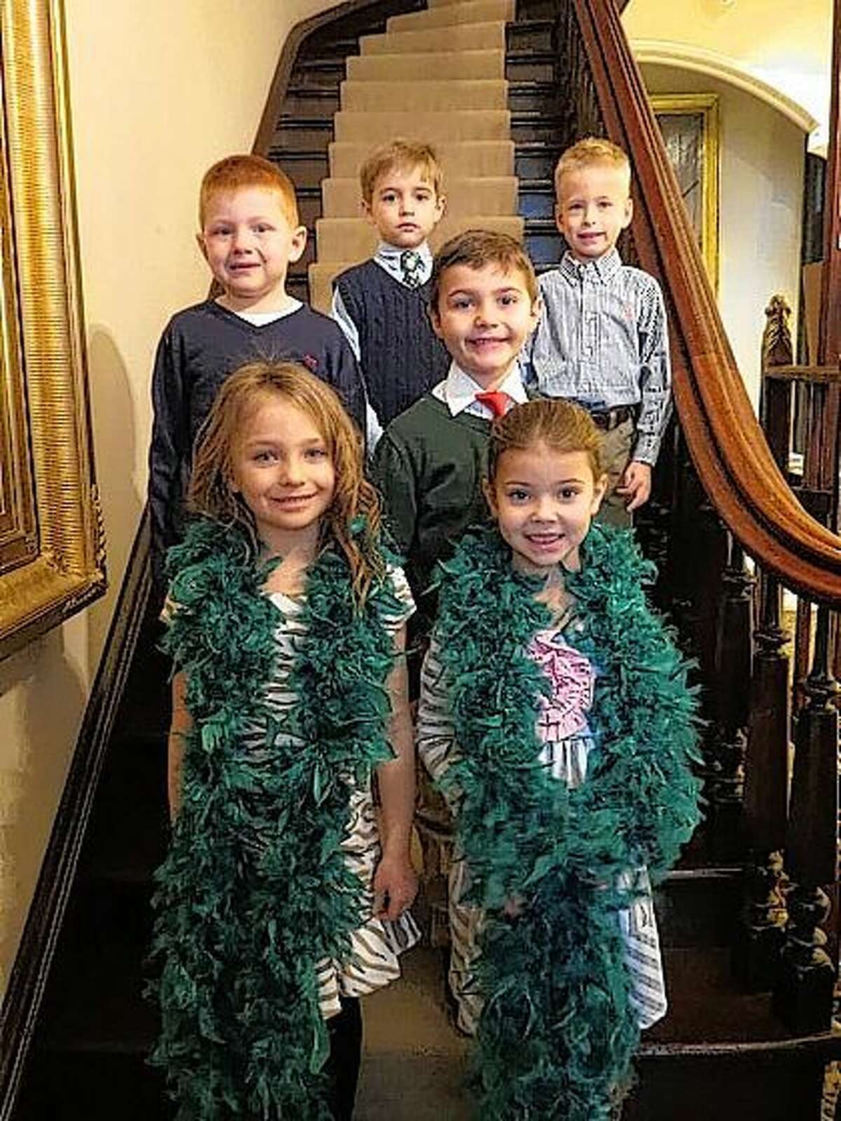 These children will participate in this year’s Beaux Arts Ball as flower girls and pages. In front are Millie Grace Schumacher and Lillie Evelyn Adeline Brown. In back are Andrew Darrin Seymour, Parker Jackson Henry, Jett Morrisey and Lennox Porter Davidsmeyer. Not pictured are Finley Anne York, Benjamin Jacob Meyer and Gabriel John Pratt.