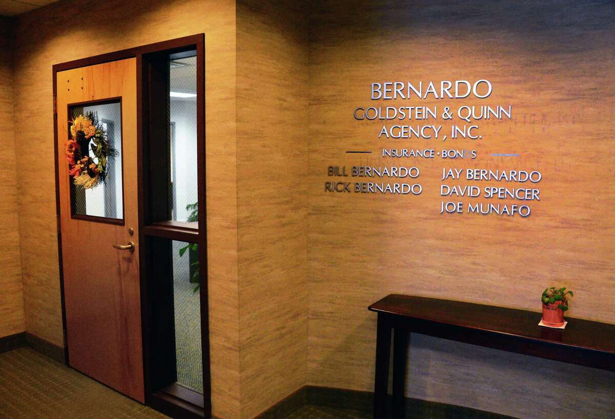 The offices of Bernardo Goldstein & Quinn, based in Albany, are among the bail bonds and insurance agencies in the region. (John Carl D'Annibale/Times Union)