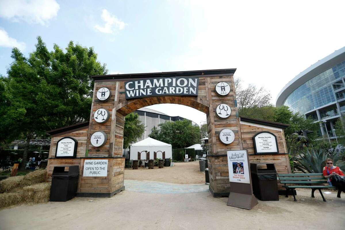 Rodeo wine garden pours champion juice
