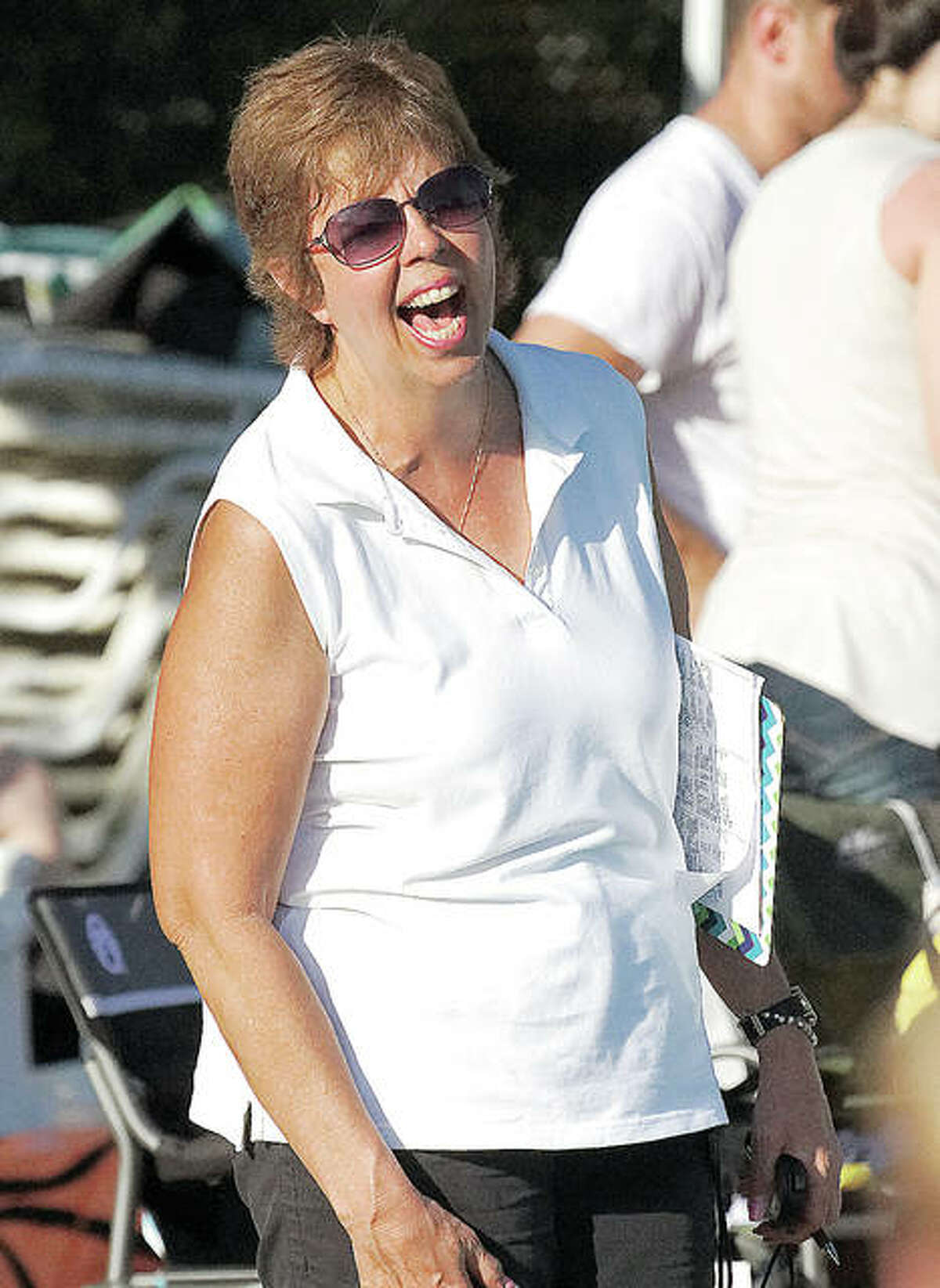 Summers Port coach Nancy Miller’s team defeated the Splash City Gators of Collinsville 399-323 Thursday in Godfrey.