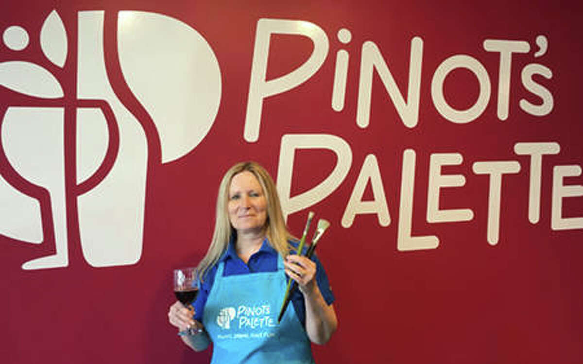 Jane Seymour, owner of Pinot’s Palette in Edwardsville.