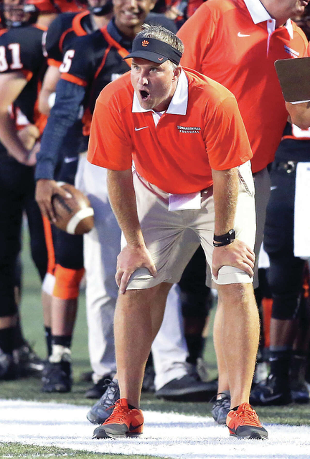 Edwardsville coach Matt Martin is looking for better execution from his team when the 4-0 Tigers play host to 3-1 Belleville East on Friday at the District 7 Sports Complex.