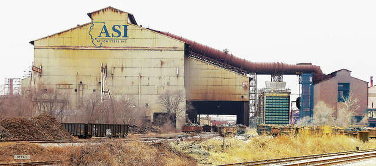 Alton Steel Inc. as seen from Chessen Lane in Alton. The company will be working at extra capacity to compensate for missed production following an Aug. 5 fire at the facility.