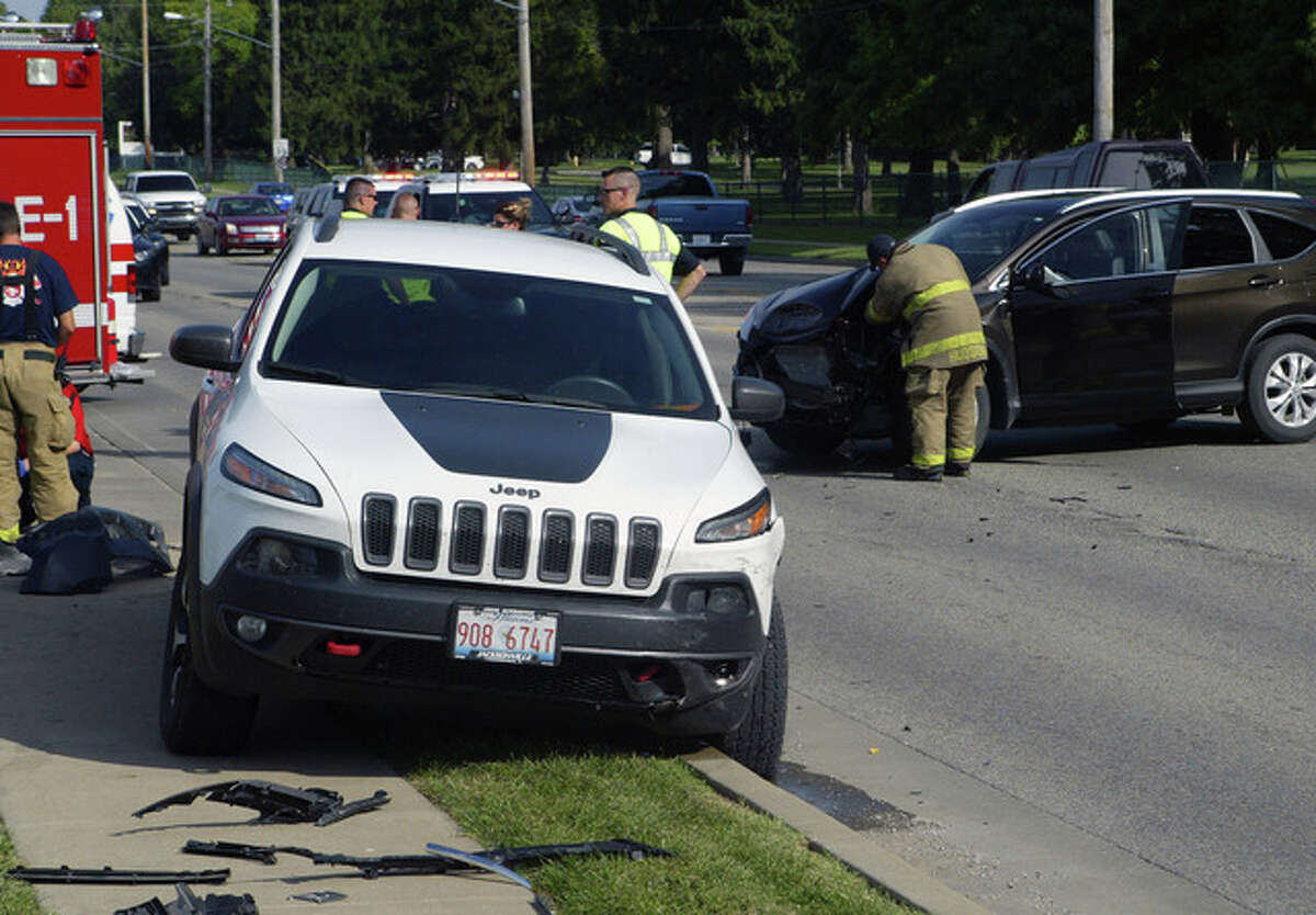 Wilma Freed, 75, of Jacksonville was cited for failure to yield during a left turn after a two-vehicle accident about 3:39 p.m. Wednesday in the 500 block of West Morton Avenue after the vehicle she was driving hit a vehicle being driven by Tanya L. Pool, 46, of Chapin. No injuries were reported. Nick Draper | Journal-Courier