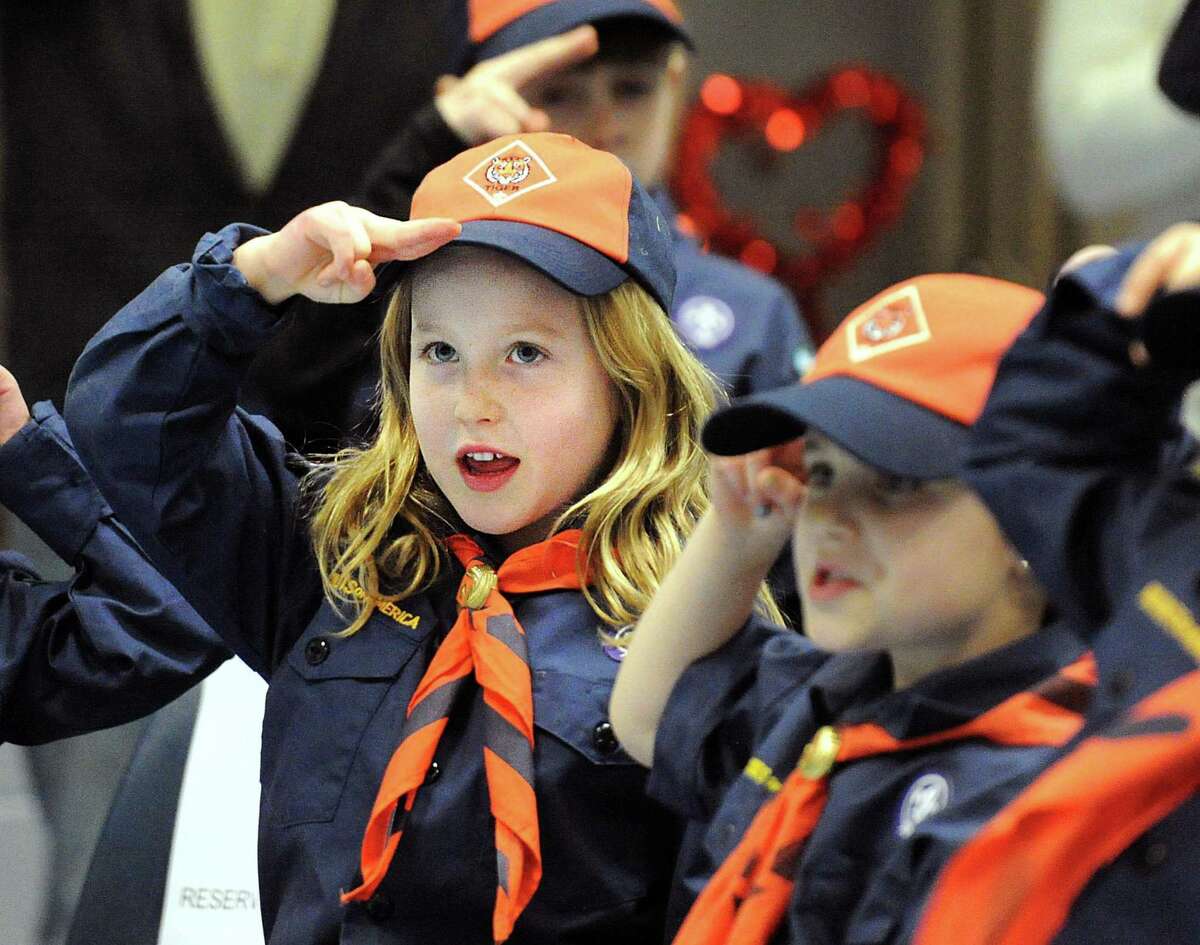 Girls make history as they join the Boy Scouting in Greenwich