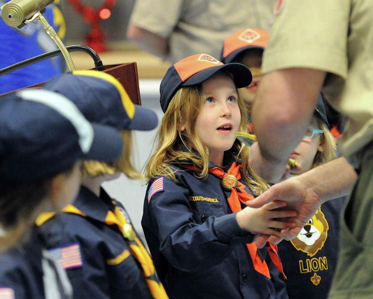 Girls make history as they join the Boy Scouting in Greenwich