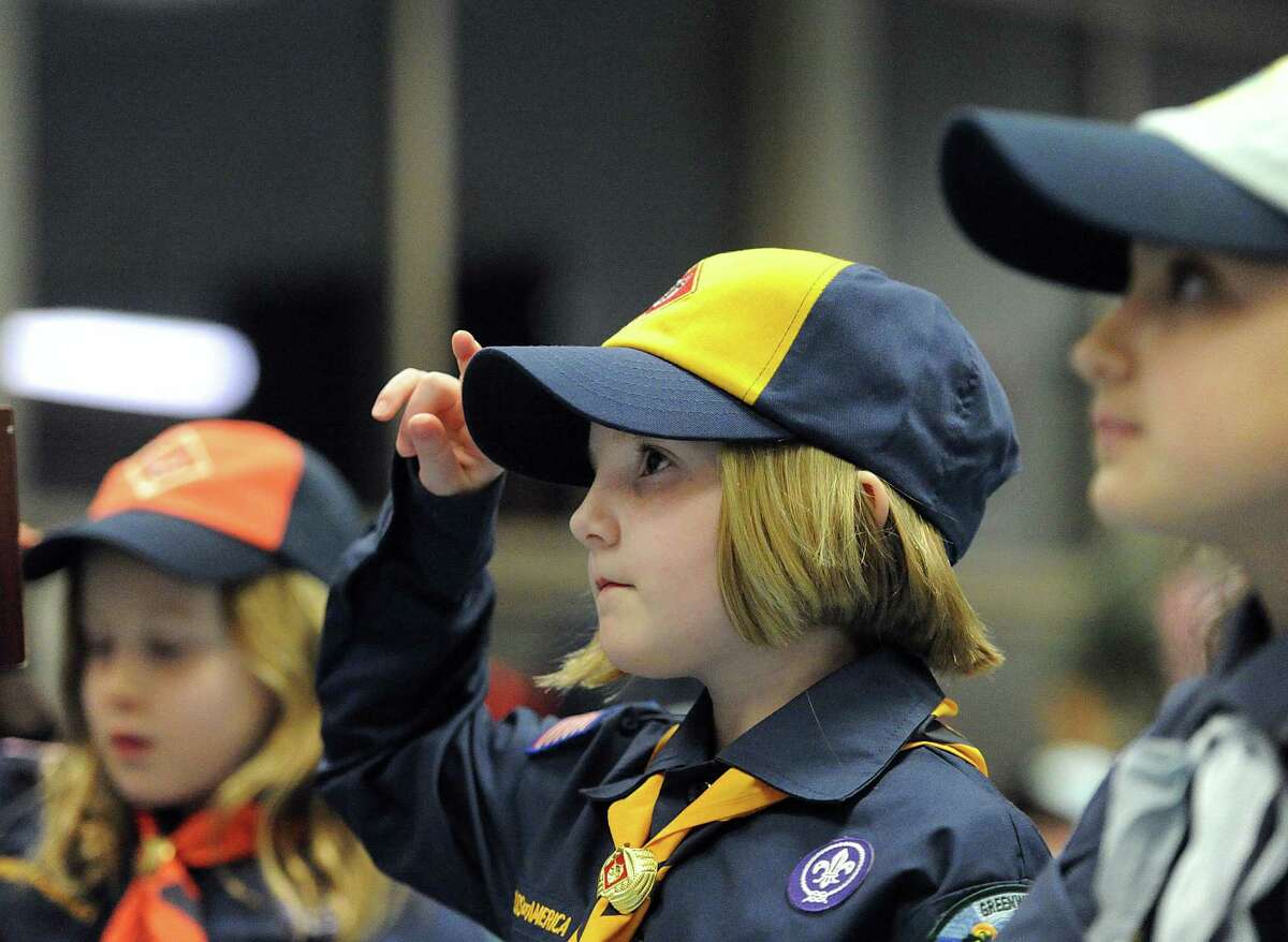 Girls make history as they join the Boy Scouting in Greenwich