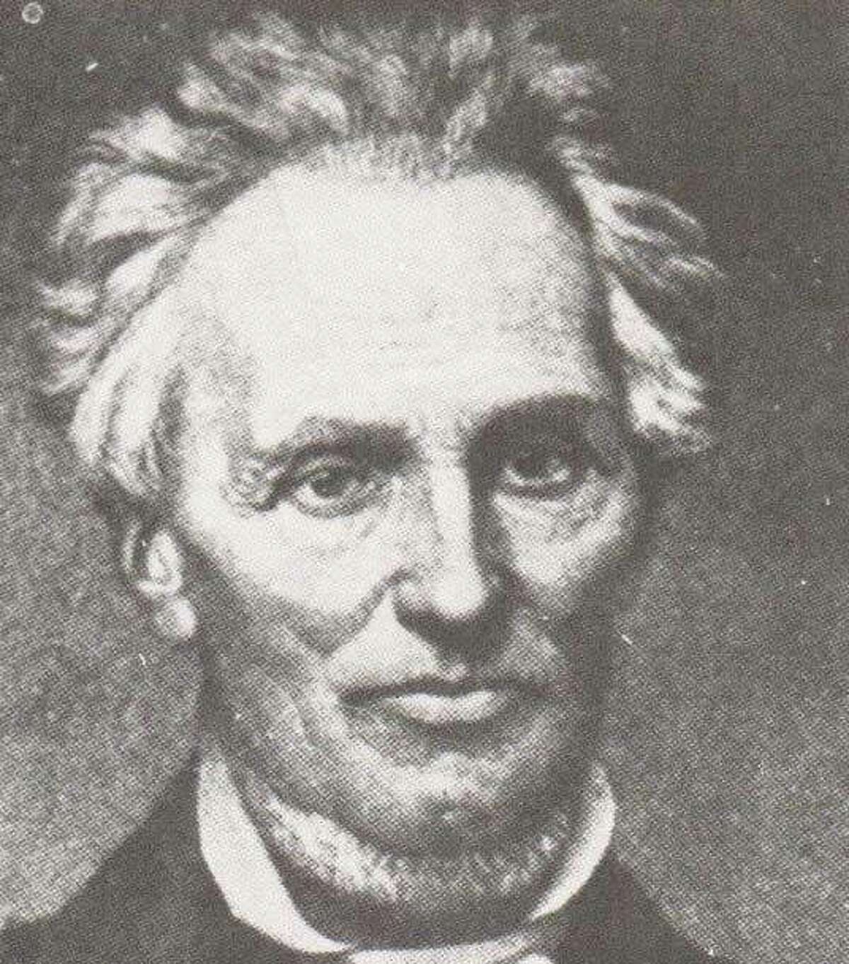 Reverend John Mason Peck, D.D., first arrived in Alton in 1817 via Smeltzer’s Ferry from St. Louis. Peck came from New England, sent by the Baptist Triennial Convention as a missionary to the Mississippi territory. In 1826, convinced of the need for a theological school in Illinois, he established a school at Rock Springs (near Belleville) in 1827 with twenty-five students. Upper Alton proponents of the college encouraged Peck to move the seminary there. This was accomplished in 1832. Peck is considered the pioneer of religious journalism in Illinois. In addition to a religious newspaper, he published Peck’s Gazetteer for Emigrants in 1834, providing information on the land, climate, towns, and settlements for prospective settlers. Peck wrote prolifically on the slavery issue in Illinois, and met with Rev. Elijah P. Lovejoy in Alton in forming the Illinois Anti-Slavery Society.