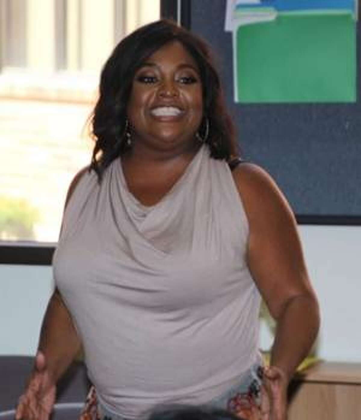 Actress, comedian and television personality Sherri Shepherd visited the SIUE East St. Louis Charter High School (CHS) on Friday, Sept. 15.