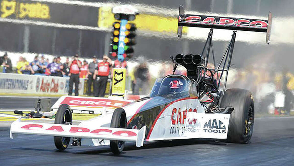 Steve Torrence won the AAA Insurance NHRA Midwest Nationals on Sunday at Gateway Motorsports Park for his eighth victory of the season.