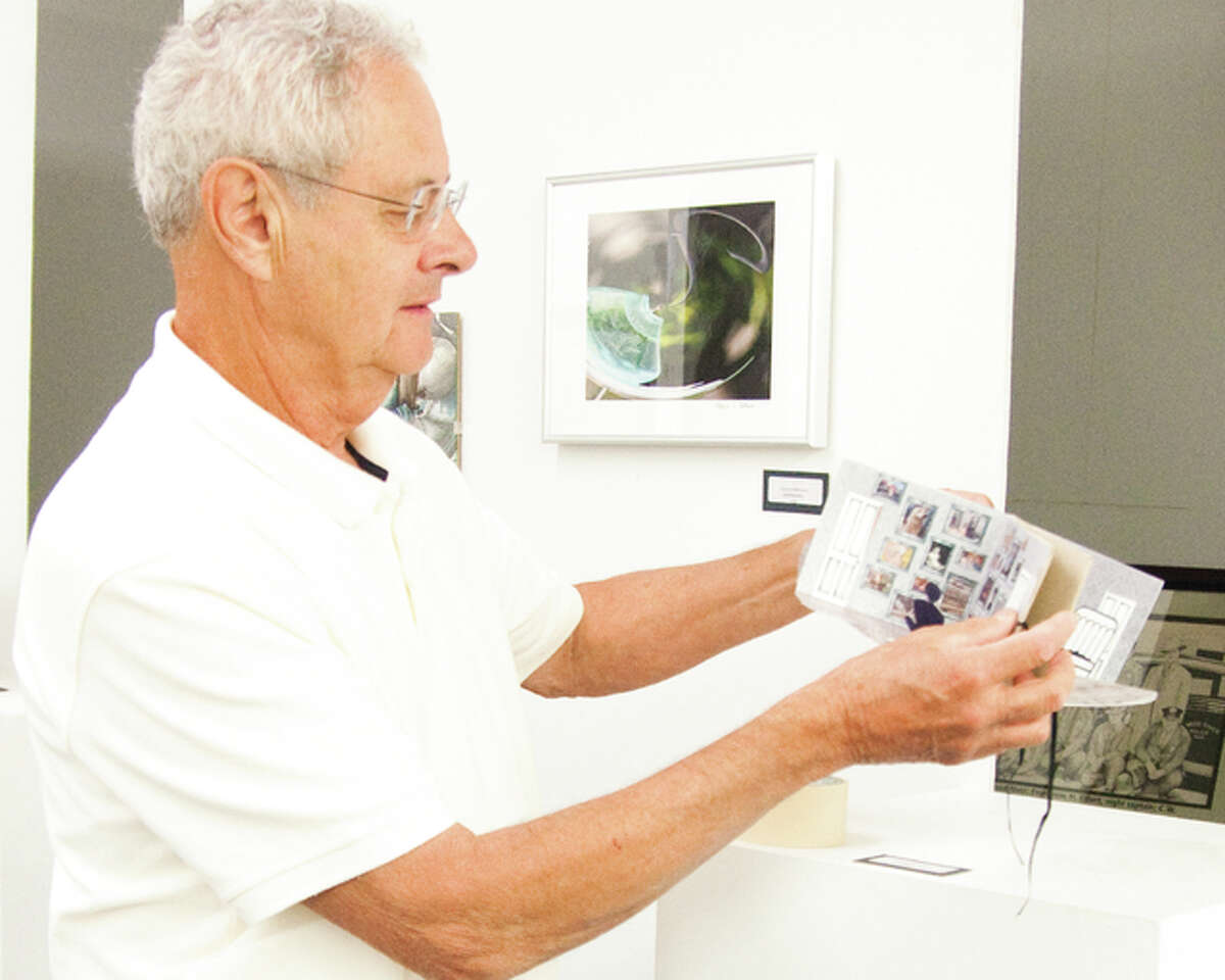 Art show co-chairman Bob Maguire, a high school art instructor for 37 years, proudly announced that a few of his former students entered some of their work into this year’s show.