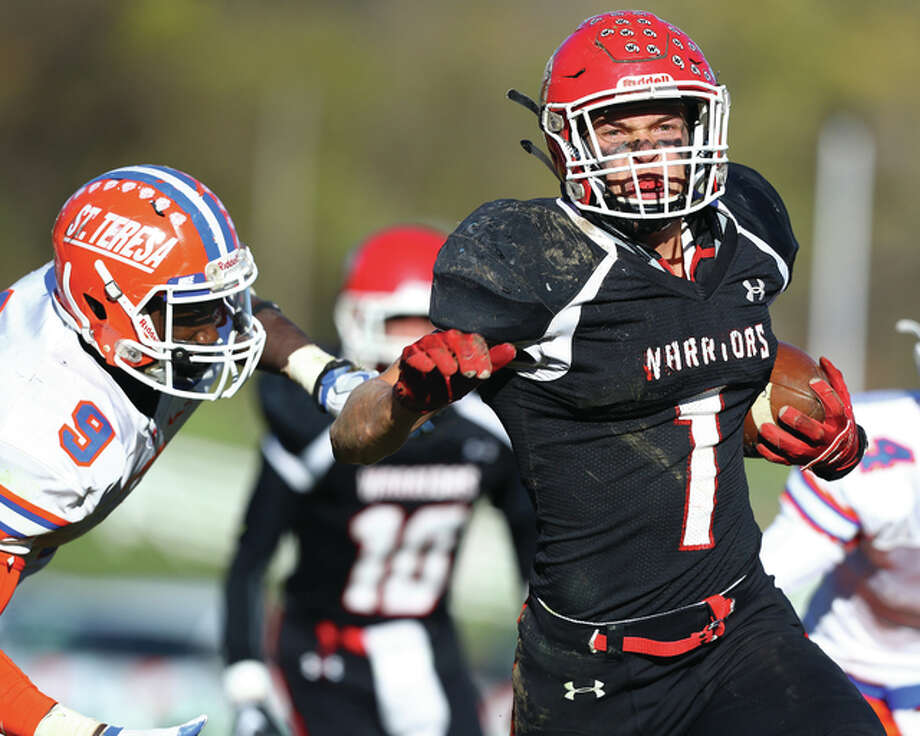 Prep Football St Teresa Knocks Out Calhoun Alton Telegraph