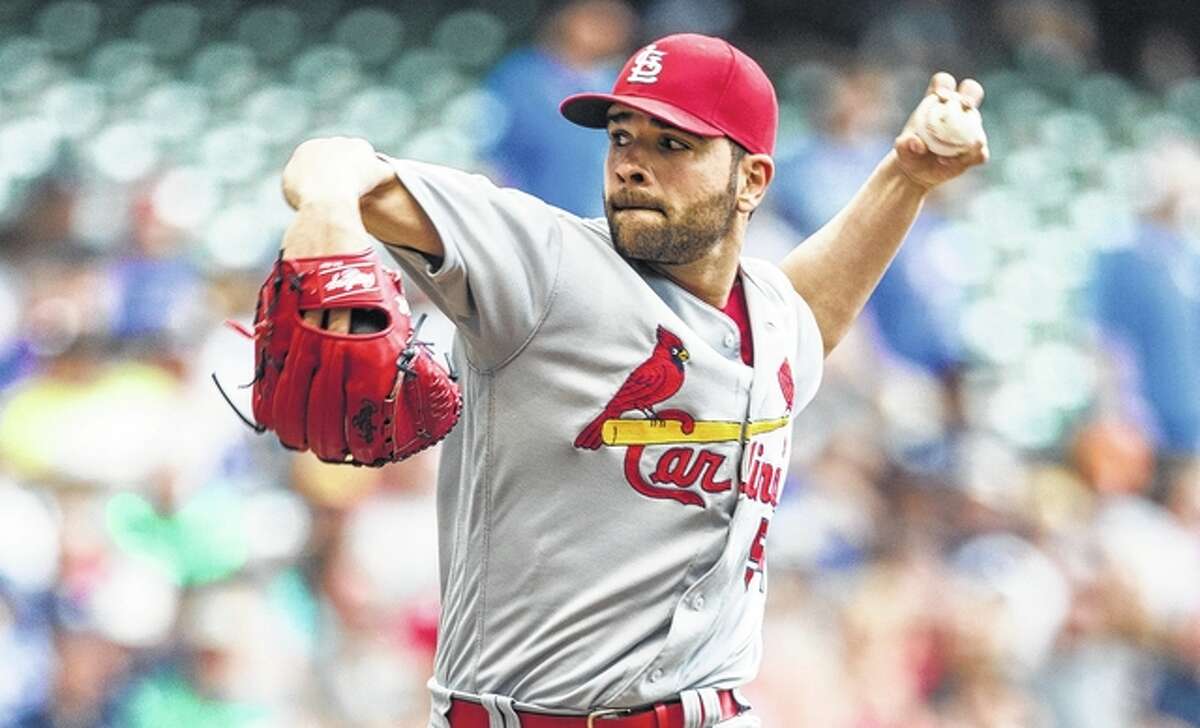The Cardinals traded pitcher Jaime Garcia to the Atlanta Braves for three of Atlanta’s top young prospects. St. Louis Cardinals’ Jaime Garcia pitches during the first inning of a baseball game against the Milwaukee Brewers, Wednesday, June 1, 2016, in Milwaukee. (AP Photo/Tom Lynn)