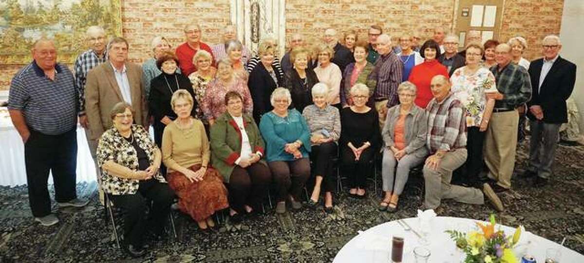 Members of Jacksonville High School’s Class of 1964 gathered Oct. 19 for a dinner at Hamilton’s.