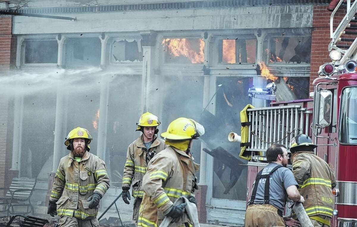 Tragedy and loss fire in White Hall destroys three buildings