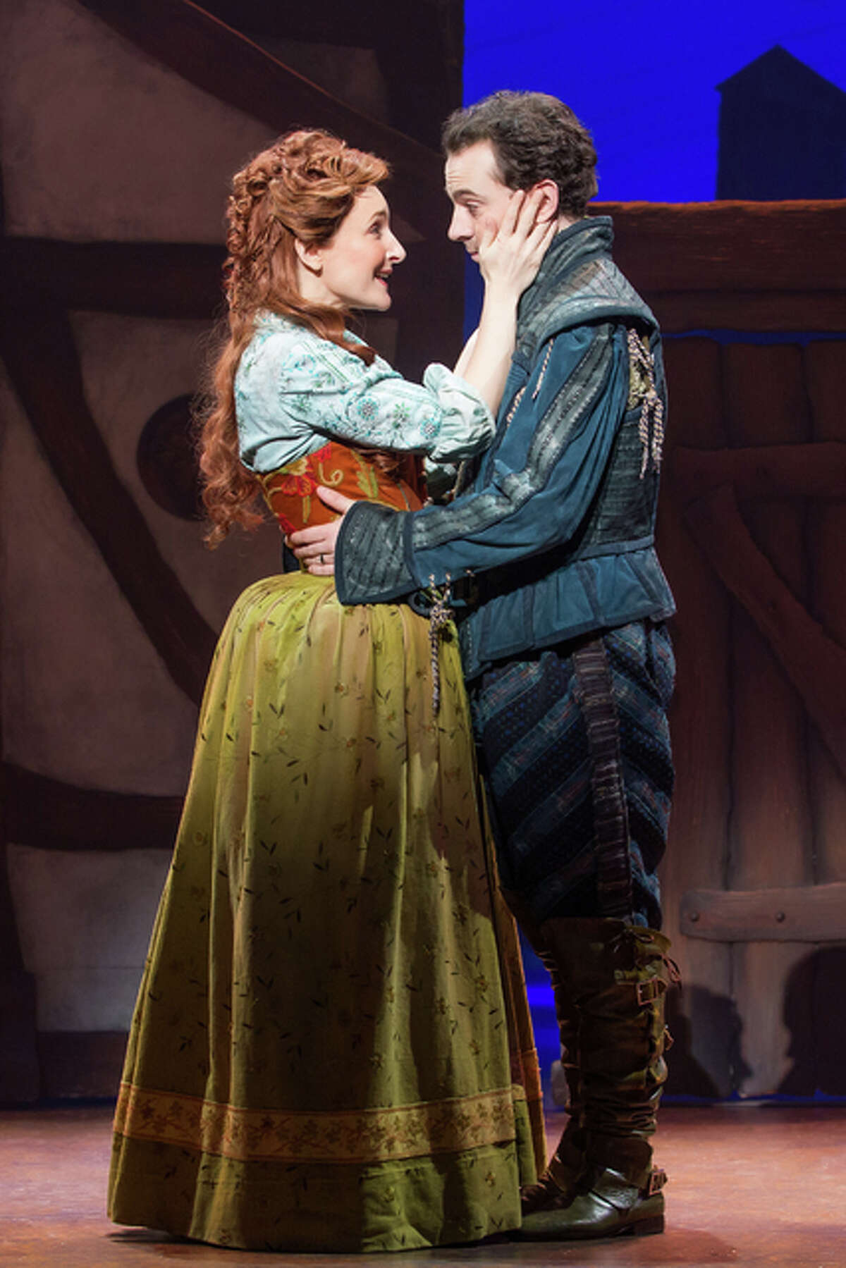 Maggie Lakis and Rob McClure in “Something Rotten!”