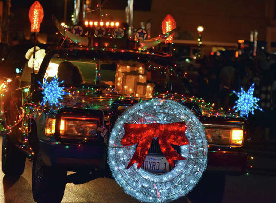 jacksonville businesses and community members decorated floats and vehicle for the santa parade friday - Christmas Car Parade Decorations jacksonville businesses and community members decorated floats and vehicle for the santa parade friday - Christmas Car Parade Decorations
