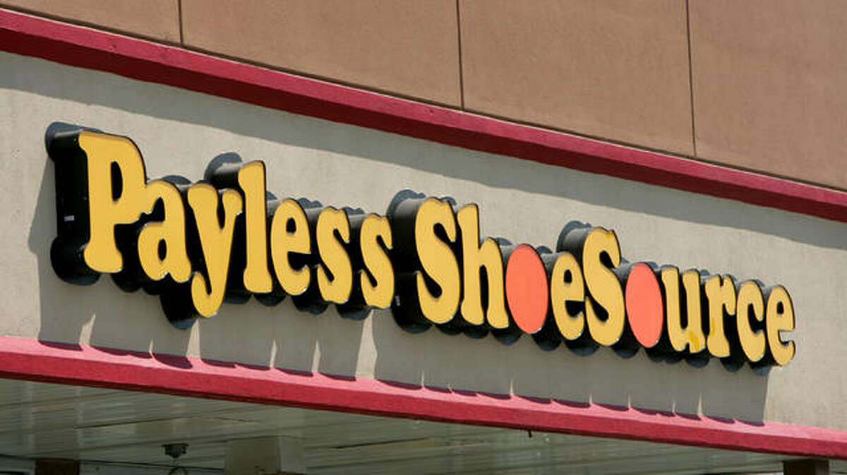 FILE- This Aug. 23, 2006, file photo shows a Payless store front is seen in Philadelphia. Shoe chain Payless ShoeSource has filed for Chapter 11 bankruptcy protection, becoming the latest retailer to succumb to increasing competition from online rivals like Amazon. The retailer said Tuesday, April 4, 2017, that it will be immediately closing nearly 400 stores as part of the reorganization.