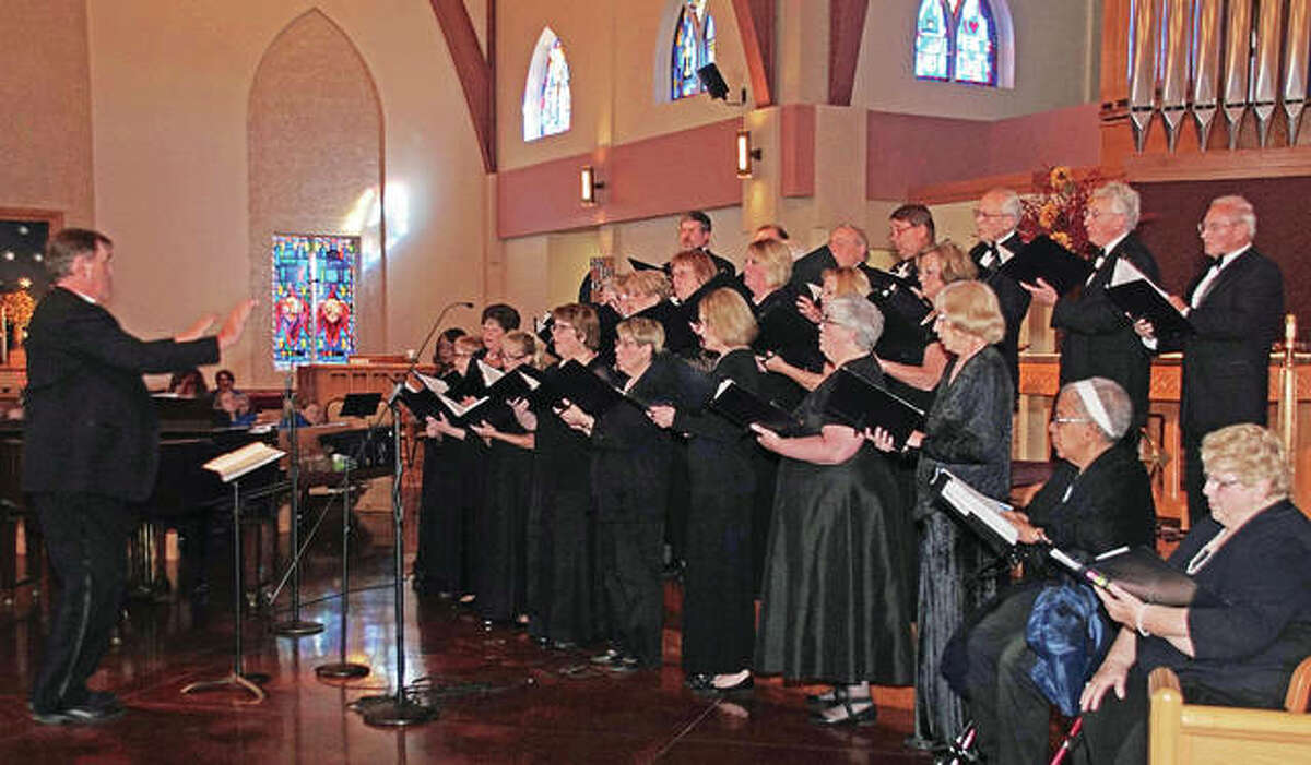 The Great Rivers Choral Society will perform comedic songs, emceed by comedian Mike Slatin.