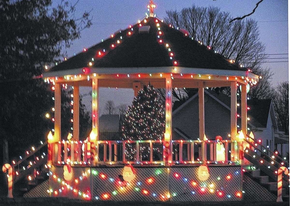 Beverly Watkins | Reader photo The Scottville Park takes on a holiday glow, adorned for Christmas.