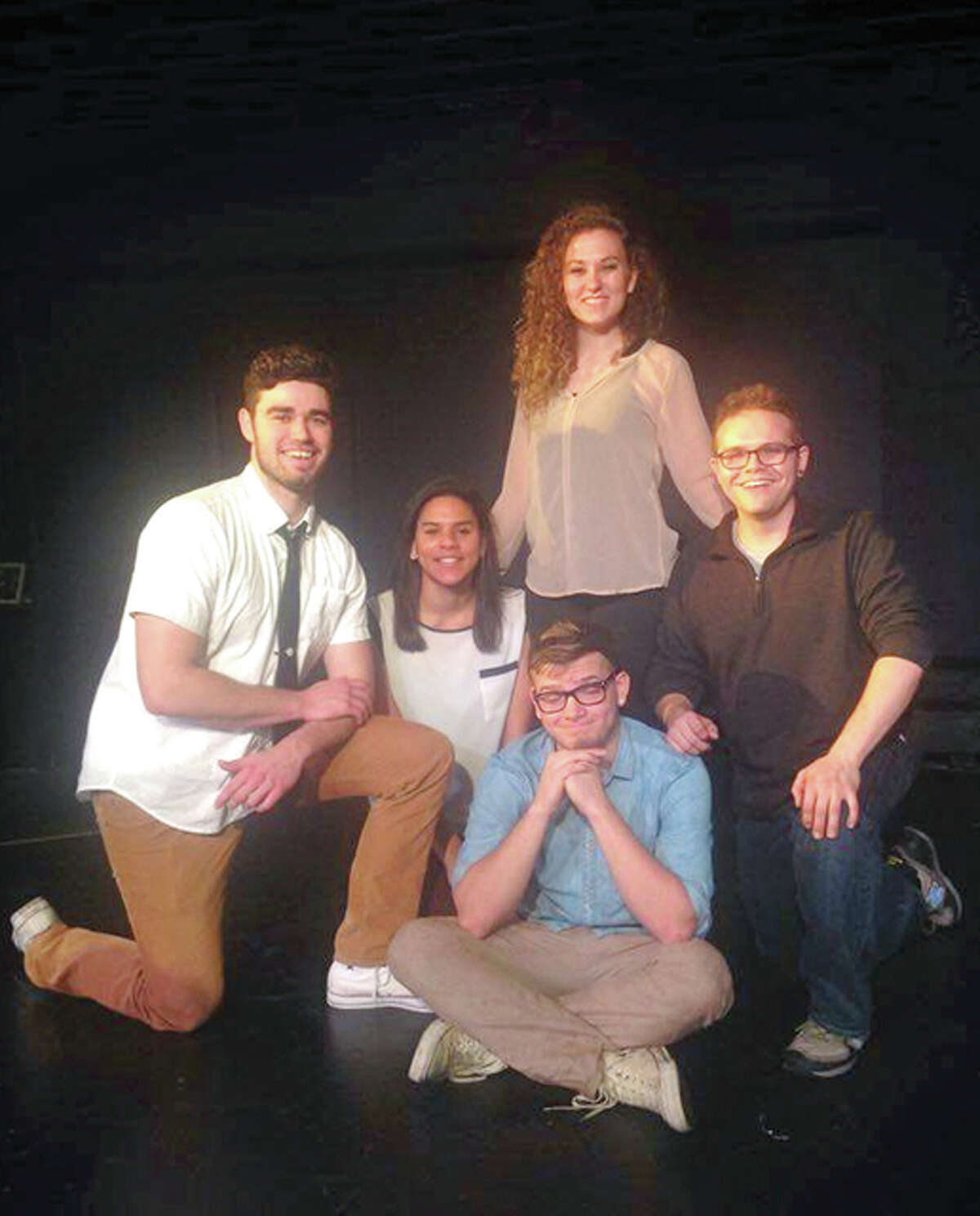 Members of the Let’s Make Up improve troupe will perform Sunday at Playhouse on the Square during a taping of a CassComm cable television program. The taping is free and open to the public.