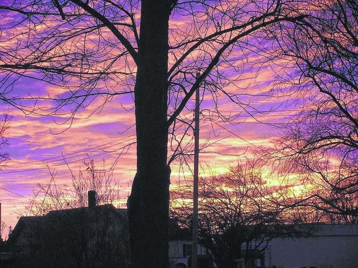 Beverly Watkins | Reader photo Sunrise colors the morning sky over Scottville.